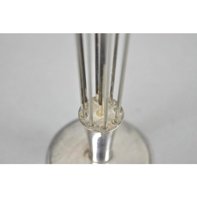 Metal Mid 20th Century Danish Modern Silver Plated Umbrella Cocktail Napkin Holder - a Pair For Sale - Image 7 of 14