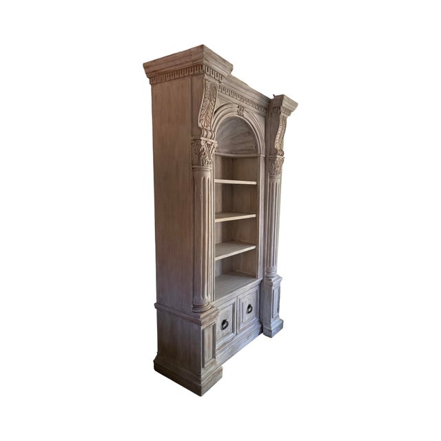 Vintage Italian Classic Libraries Wait Patina - A Pair For Sale In West Palm - Image 6 of 9