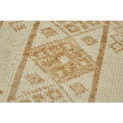 Beige Bohemian Runner Rug For Sale - Image 5 of 7