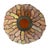 Gemstone Vintage Tiffany-Style Stained Glass Lamp Shade, Orange, Amber, Goldenrod For Sale - Image 7 of 7
