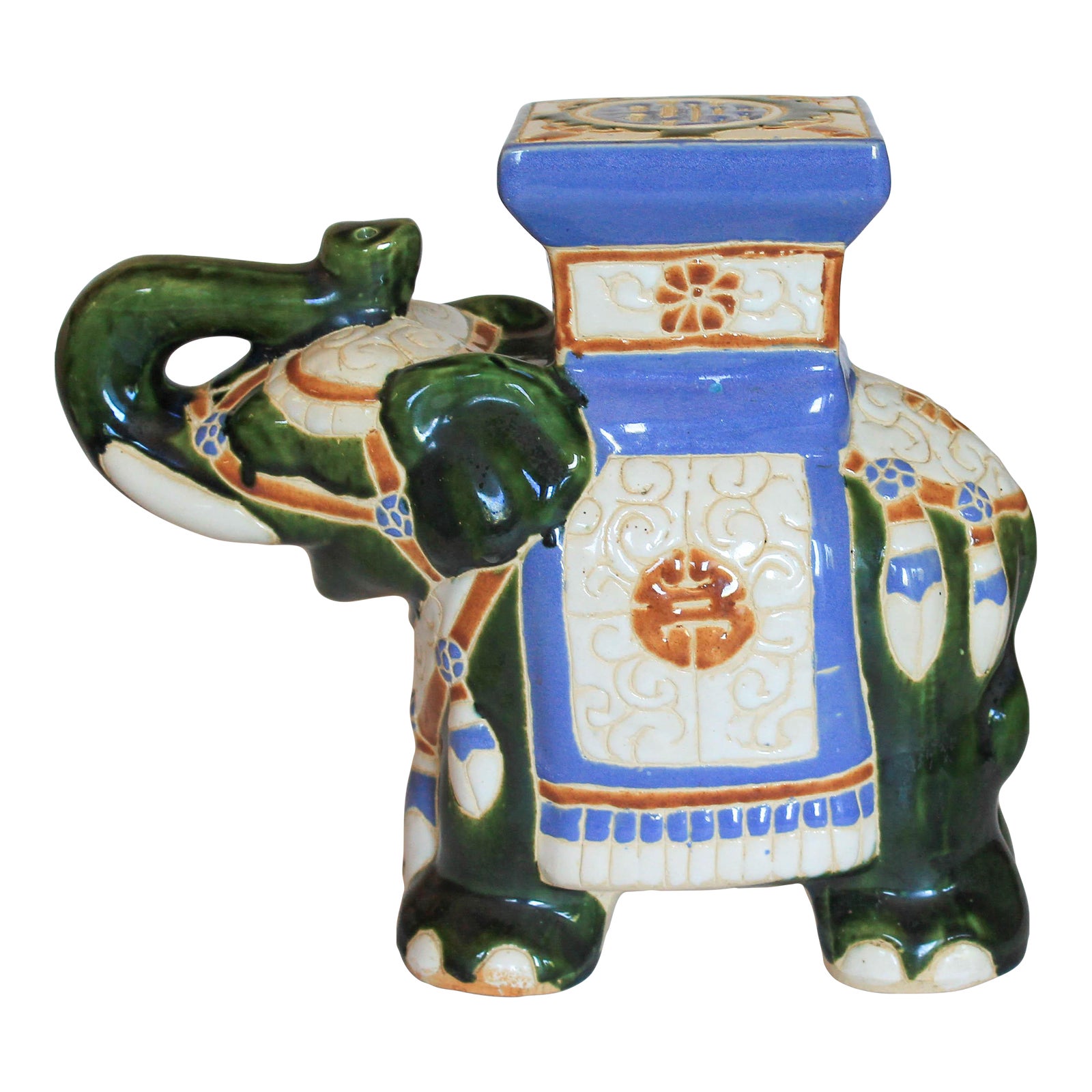 Vintage Elephant Garden Stool Chairish