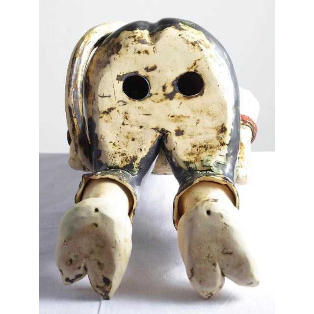 Gray M. Čížková, Naive Folk Devil's Sculpture, 2000s For Sale - Image 8 of 10