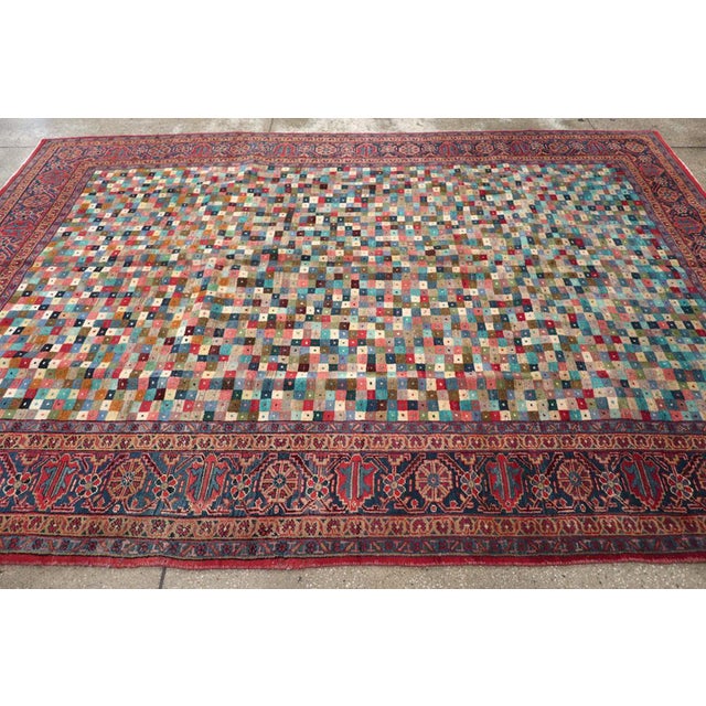Textile Galerie Shabab Collection Mid-20th Century Persian Veece Rug For Sale - Image 7 of 10