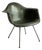 Eames Herman Miller Zenith Lax Rope Edge X-Base Elephant Hide Gray Chair 1950s For Sale