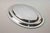 Large Modern Oval Silver-Plated Serving Tray, Italy, 1970s For Sale - Image 4 of 5