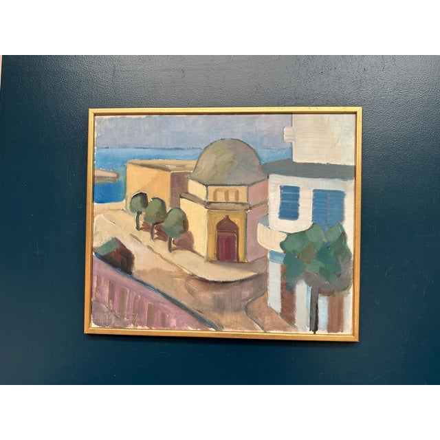 L. Wilton, Rhodes, 1962, Oil Painting on Canvas, Framed For Sale - Image 15 of 18