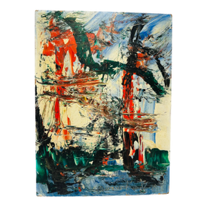 Vintage Abstract on Board