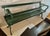 A wonderful find. Vintage railroad bench from the Hudson Valley with a cast iron base and wooden seat and back slat that...
