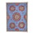 Blue Symphony – Original Hand-Painted Madhubani Floral Mandala Folk Art by National Award Winner Mamta Devi For Sale
