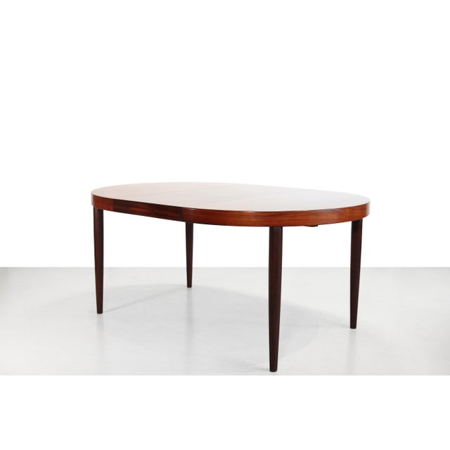 1960s Round Extendable Dining Table from SVA Mobler, 1960s For Sale - Image 5 of 8