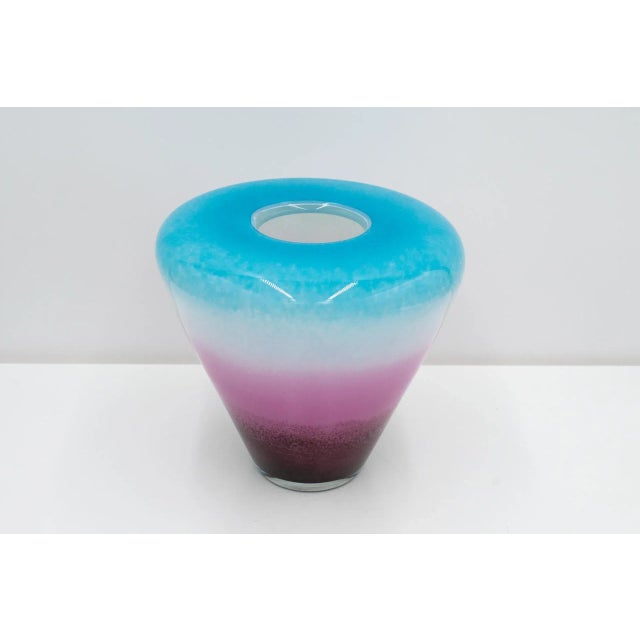 Vilniaus Stiklo Studija (Vss) Lithuania Art Glass Vase 'Kiarra' For Sale - Image 13 of 13