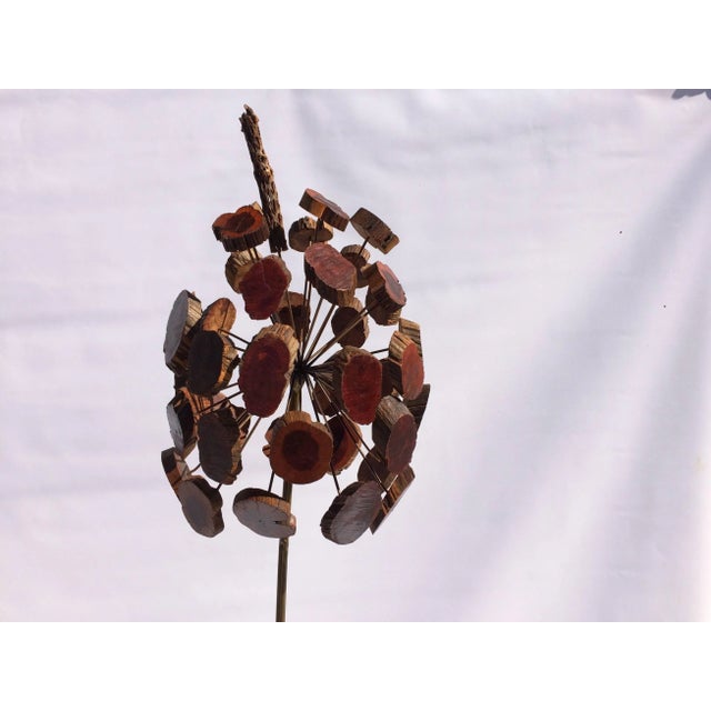 Brown 1960s Mid-Century Modern Sculpture For Sale - Image 8 of 11