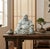1980s Oriental White Happy Laughing Buddha Ru Yi Praying Beads Porcelain Figure For Sale - Image 5 of 11