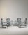 1950s Black Iron Set of 4 Outdoor Chairs For Sale - Image 11 of 17