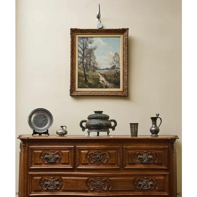 Green Cox Garstin, Landscape, Pastel, Framed For Sale - Image 8 of 8