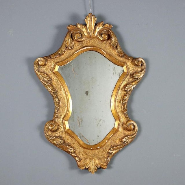Small Gold Leaf Mirror For Sale - Image 9 of 9