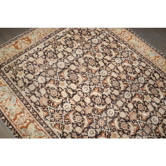 Early 20th Century Antique Indian Agra Rug - 6' x 8'9" For Sale - Image 5 of 8
