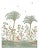 SAMPLE - Schumacher Spotswood Crewel 2 Panel Set In Sky For Sale