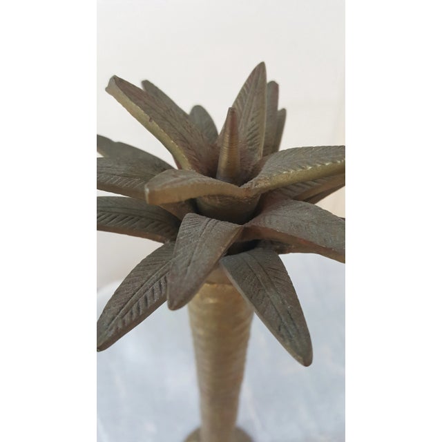 Maitland Smith Candle Holder Gold Brass color Showroom floor sample