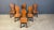 Well crafted brutalist dining chairs with appealing backrests and very sturdy bases. Very good condition 1970s - Belgium...