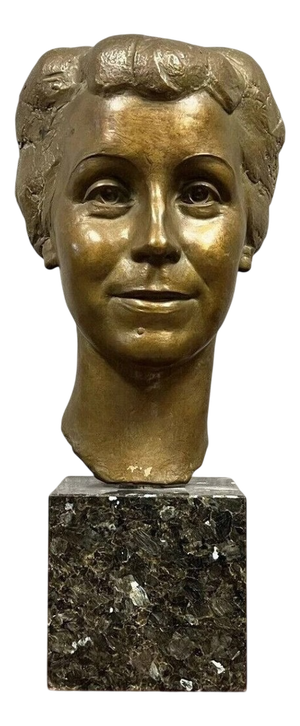Art Deco Terracotta & Bronze Sculpture, 1930