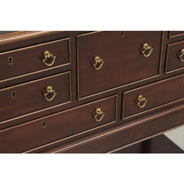 Ej Victor 2 Tier Yew Wood Silver Server Cart For Sale - Image 10 of 15
