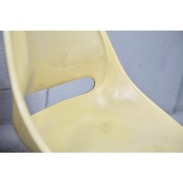 Side Chairs and Poufs, 1970s, Set of 5 For Sale - Image 10 of 18