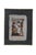 Two framed Egyptian Revival Papyrus paintings. -King Ramses II and Queen Nefertari making Lotus flower offerings to a...