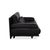Model 6500 2-Seater Sofa in Black Leather from Rolf Benz For Sale - Image 14 of 17