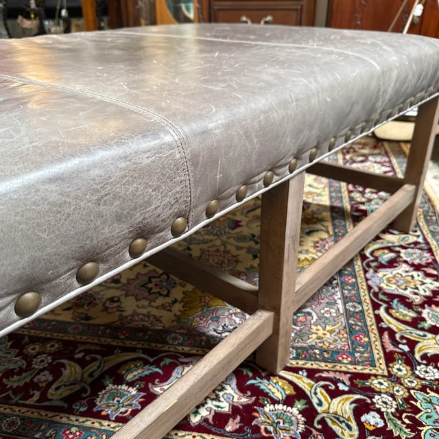 Serena & Lily Ottoman For Sale - Image 9 of 12