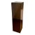 Vintage 1970s Black Lucite Pedestal For Sale