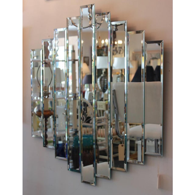 Art Deco Style Geometric Stacked Mirror Chairish