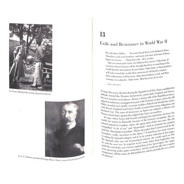 White "Nancy Cunard: Heiress, Muse, Political Idealist" 2007 Gordon, Lois For Sale - Image 8 of 9