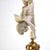 Early 20th Century French Gilt Bronze, Brass & Bisque Figural Cupid Pendant Light & Jeweled Shade For Sale - Image 10 of 12