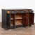 19th century Swedish sideboard, crafted in pine. The cabinet features a three drawer over three door configuration, giving...