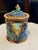 English Antique Onnaing Majolica Tobacco Jar- Elephant Motif For Sale - Image 3 of 11