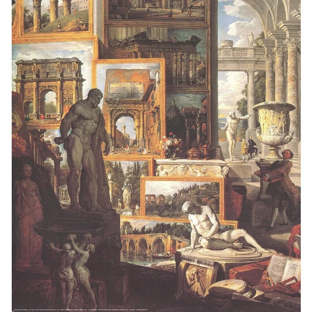 Artist: Paolo Pannini Title: Galleria Con Vedute Di Roma Antica Year: 1996 Signed: No Medium: Offset Lithograph Paper...