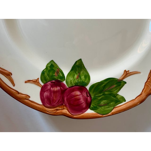 1970s Vintage Franciscan Apple Dinner Plates-Made in USA-Set 6 For Sale - Image 5 of 9