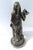 Great looking lady figurine carrying a water Jug. Multi-patinas and mounted on a special marble base. Heavy casting 29"...