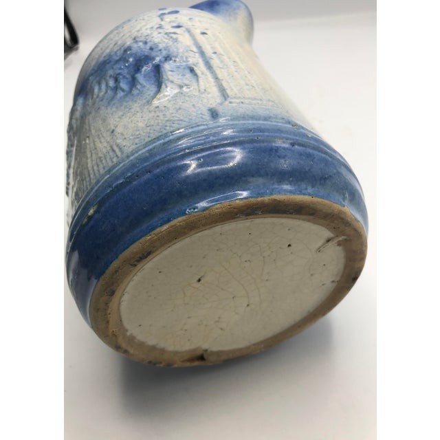 Mid 19th Century 19th Century Cottage Path Through Trees Salt Glaze Pitcher For Sale - Image 5 of 7