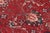 1980s Shabby Chic Persian Tabriz Red/Beige Wool Rug - 8'10'' X 11'10'' For Sale - Image 5 of 10