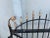 1800s Victorian Era Wrought spiked iron gate piece that at onetime was used at an old Historic 1800s Victorian Home. Old...