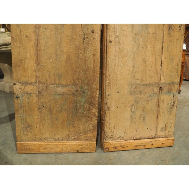 Spanish furniture and architecturals of the 18th century, such as this pair of walnut wood entry doors, were highly...