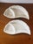 Mid-Century Modern Pair of Vintage Belmar of California #406 Angel Wing Ceramic Divided Dishes For Sale - Image 3 of 4