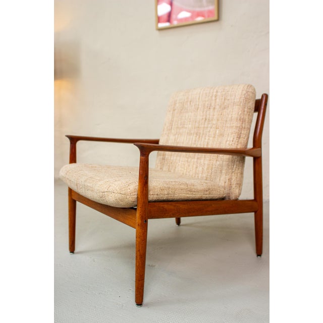 Vintage Danish Teak Easy Chair by Svend Aage Eriksen for Glostrup, 1960s For Sale - Image 6 of 18
