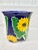 Late 20th Century Vintage Heavy Mexican Sunflower Planter For Sale - Image 5 of 12