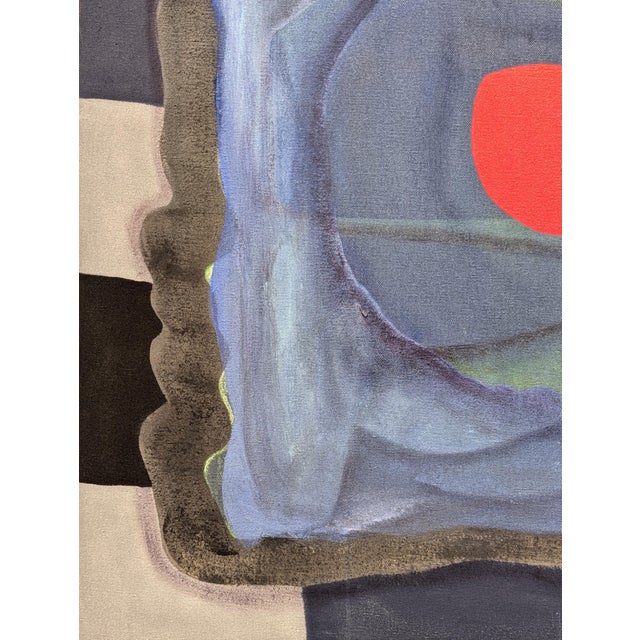 Max Manning “Untitled (CVS152)” Contemporary Blue and Pink Geometric Abstract Painting, 2018 For Sale In Houston - Image 6 of 9