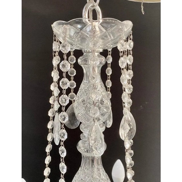 French Hollywood Regency Style Crystal Chandelier, 15 Arms For Sale - Image 9 of 12