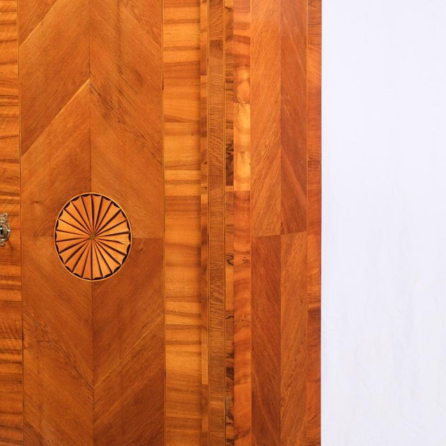 Walnut Wardrobe, Central Germany, 1790s For Sale - Image 6 of 9