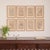 Beautiful painting on an 1800s paper by contemporary artist Afsoon Thayer. Flower motif painted with Farrow and Ball...